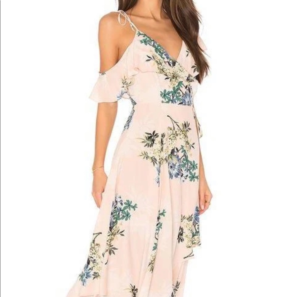 ASTR Floral wrap dress, size L